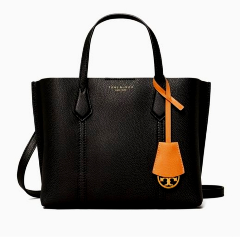 Tory Burch Black Perry Small Triple Compartment Bag